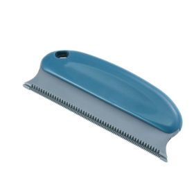 Multifunctional Silicone Pet Hair Removal Comb (Option: Dark Blue)
