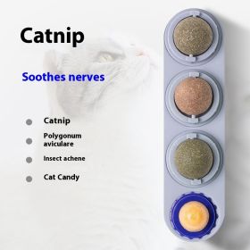 Catnip Ball Self-Hi Toy Supplies (Option: grey Three in one bag)