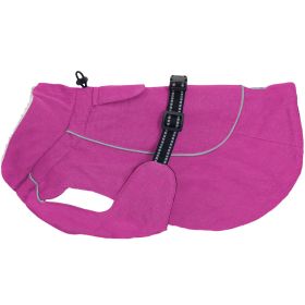 Alpine Tuf Terrain Dog Coat (Color: Wild Raspberry, size: X-Small)