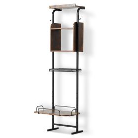 Pet Feeding Station with Storage, Elevated Dog Bowls, Raised Dog Bowl Stand, Dog Food Storage and Feeder Station with Storage Shelves (Default: Default)