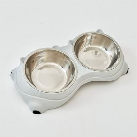 Only Self Pickup---Macaron Stainless Steel Bowl (Option: Gray)