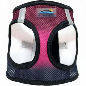American River Choke Free Dog Harness Ombre Collection (Color: Sunset Pink, size: 2X/3X-Large)