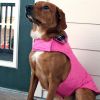 Reversible Fleece Lined Puffer Dog Coat
