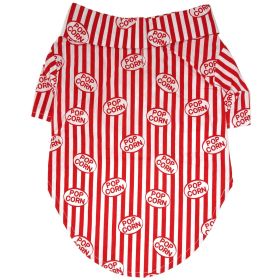 Hawaiian Camp Shirt (Color: Movie Theater Popcorn Box, size: XX-Small)