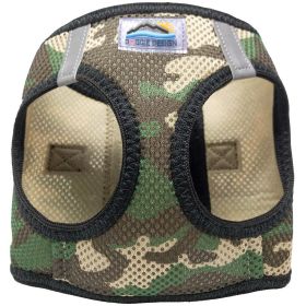 American River Choke Free Dog Harness Camouflage Collection (Color: Green Camo, size: medium)
