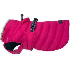 Alpine Extreme Weather Puffer Coat (Color: Pink Peacock, size: small)