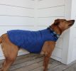 Reversible Fleece Lined Puffer Dog Coat