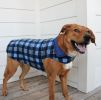 Reversible Fleece Lined Puffer Dog Coat